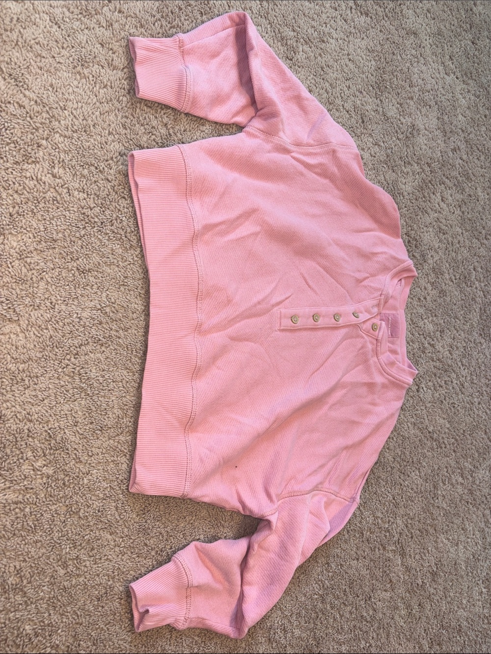 American Eagle Outfitters Pink Crewneck Sweater